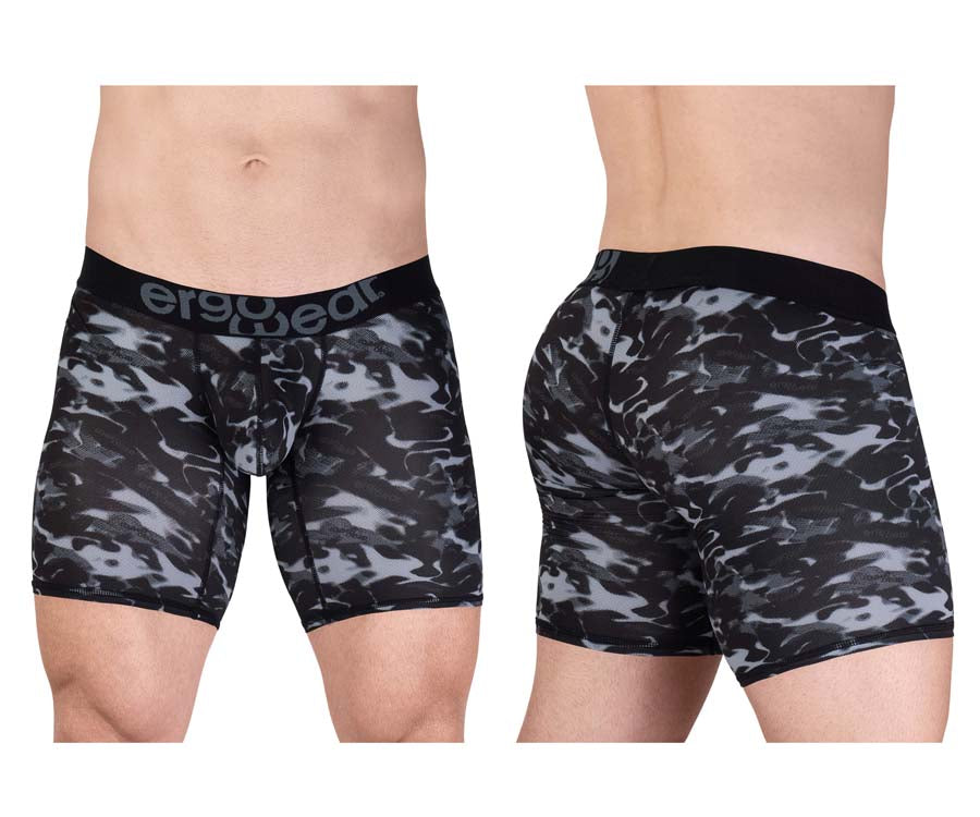 ErgoWear EW1725 MAX SE CAMO Boxer Briefs Black