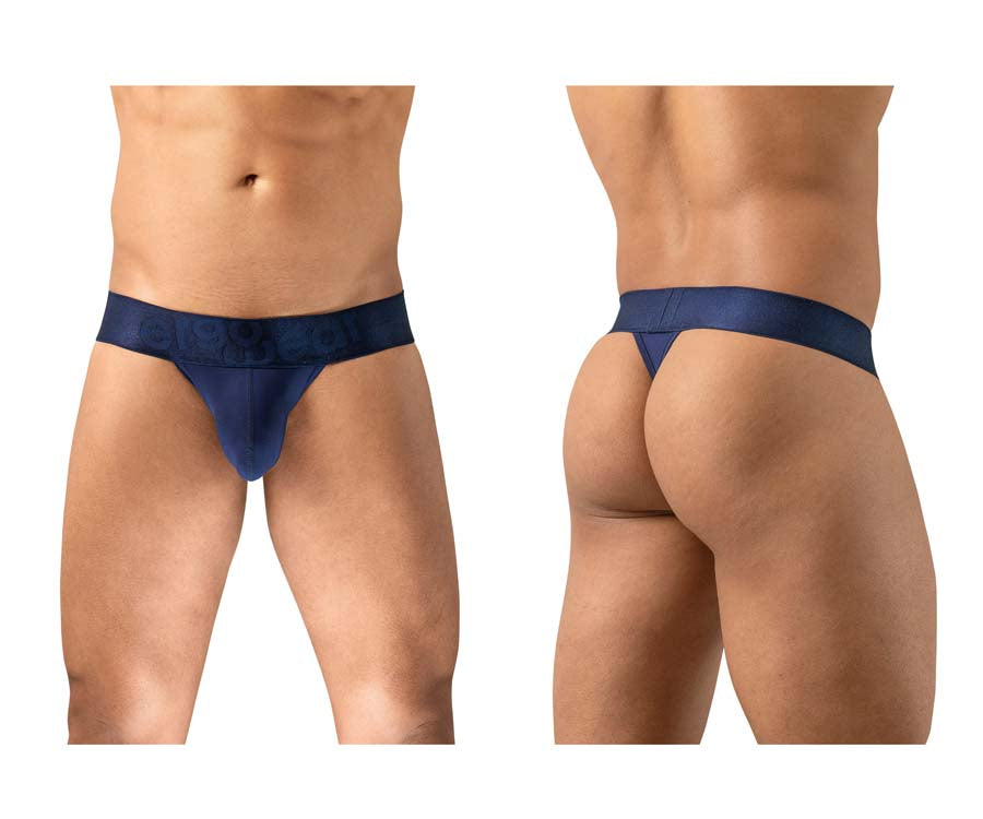 ErgoWear EW1738 MAX BOLD Male Stretchy Sleek Thong Navy Blue
