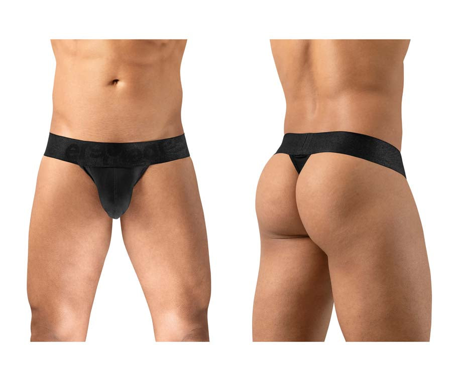ErgoWear EW1746 MAX BOLD Male Stretchy Sleek Thong Black