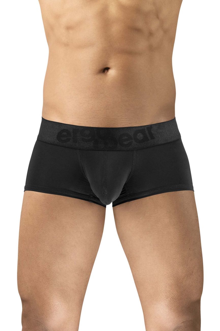 ErgoWear EW1748 MAX BOLD Mens Crafted for Comfort Trunks Black