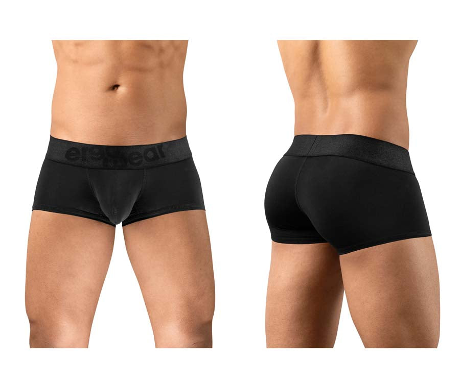 ErgoWear EW1748 MAX BOLD Mens Crafted for Comfort Trunks Black