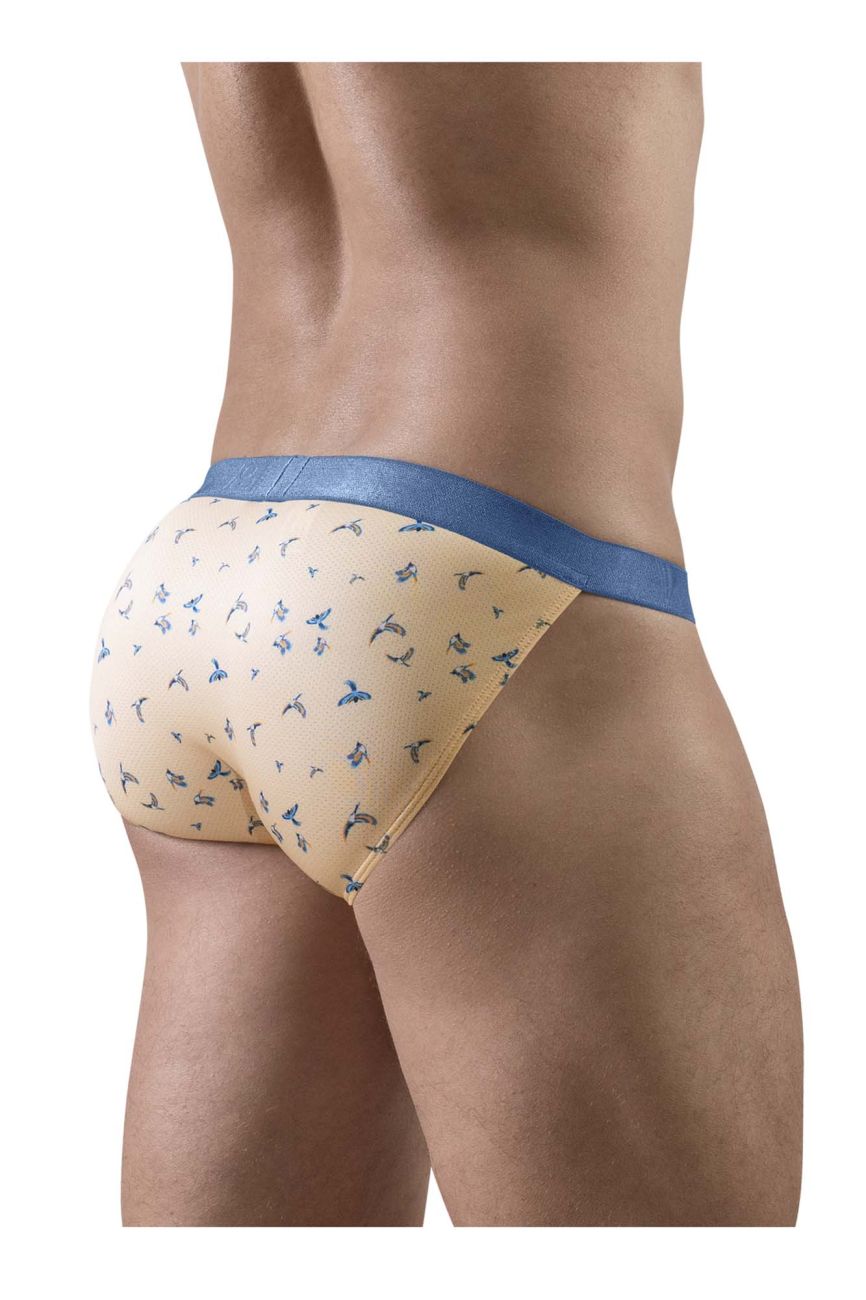 ErgoWear EW1773 SLK SE Male Comfortable Bikini Peach Birds