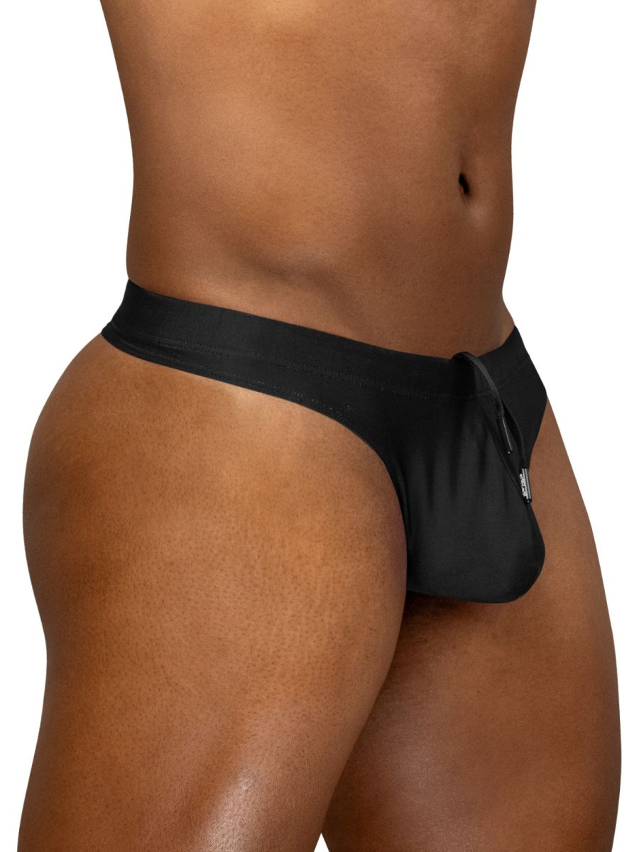 ErgoWear EW1830 Elite Performance Mens Premium Swim Thongs Black