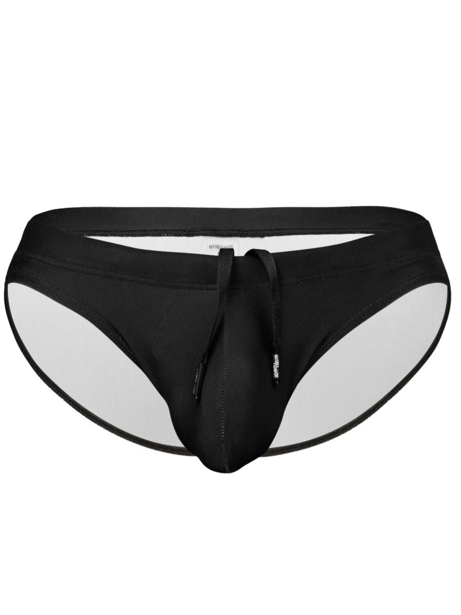 ErgoWear EW1831 Performance Microfiber 4-Way Stretch Swim Bikini Black