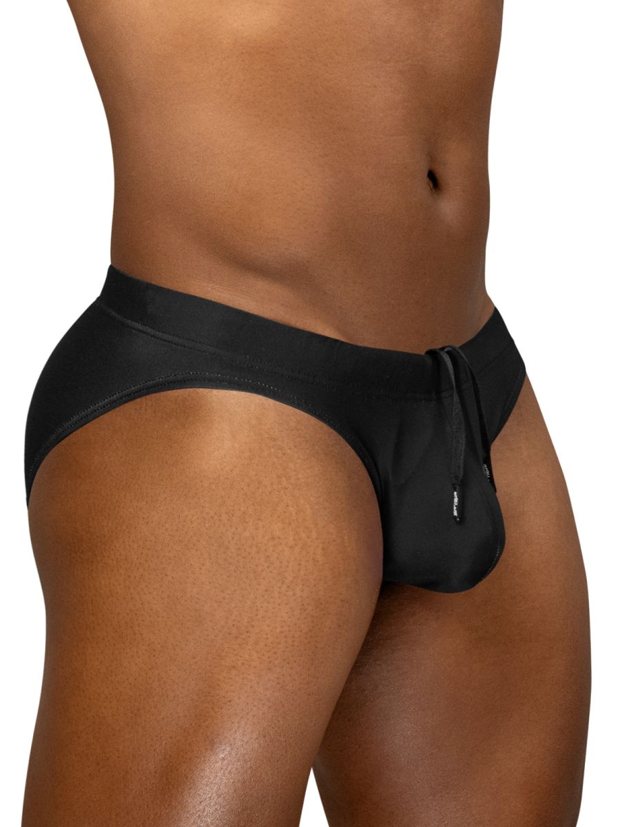 ErgoWear EW1831 Performance Microfiber 4-Way Stretch Swim Bikini Black