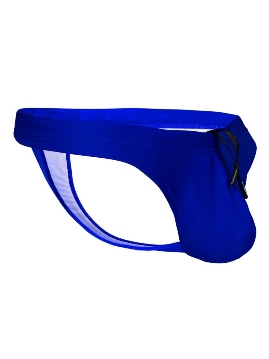 ErgoWear EW1834 Bold 4-Way Stretch Male Swim Thong Electric Blue