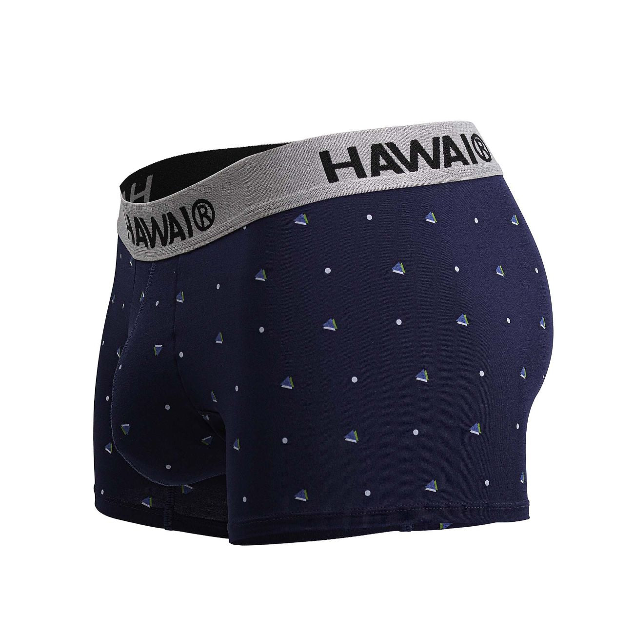 HAWAIR 42570 Microfiber Male Everyday Trunks Dark Blue