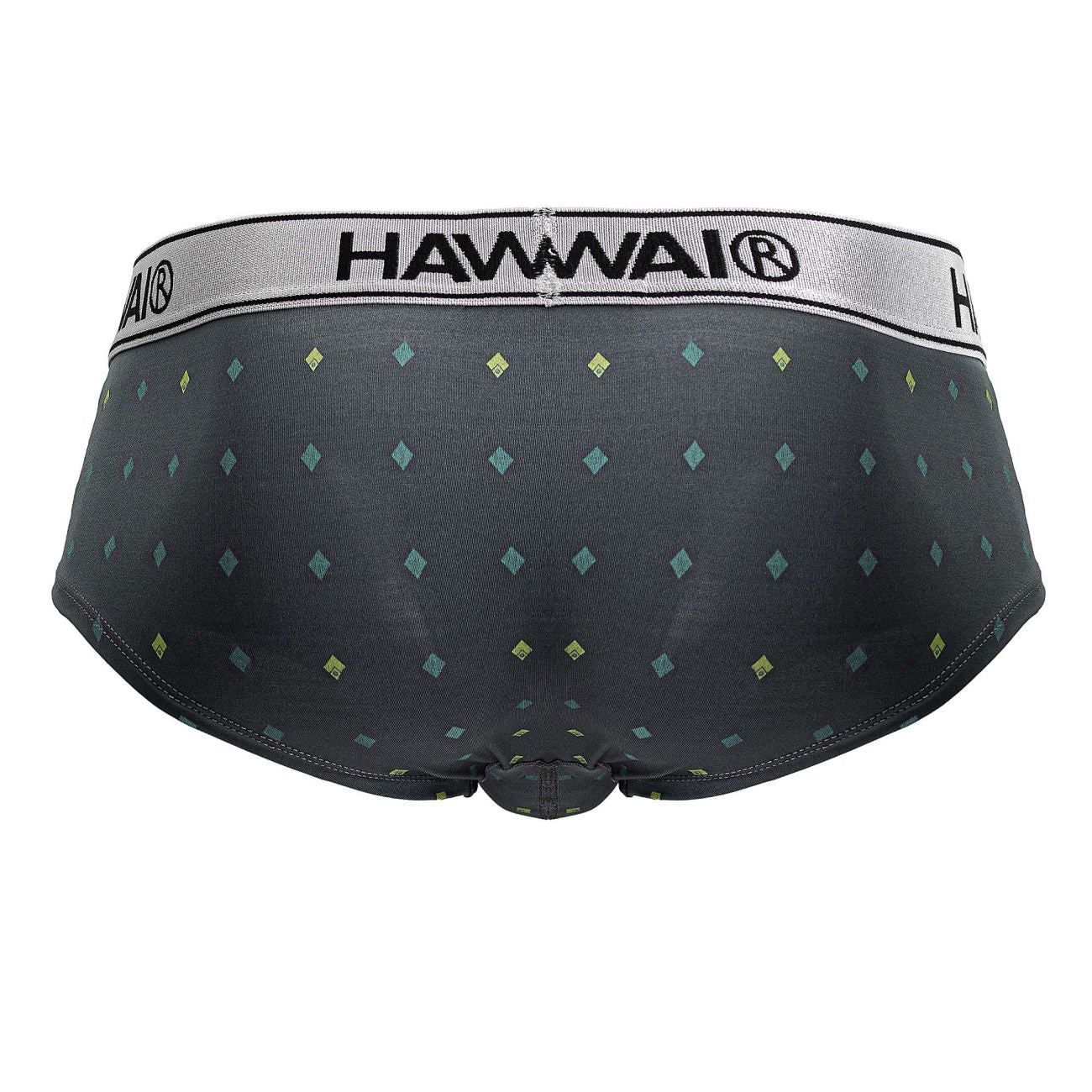HAWAIR 42580 Male Sleek to Touch Microfiber Briefs Gray