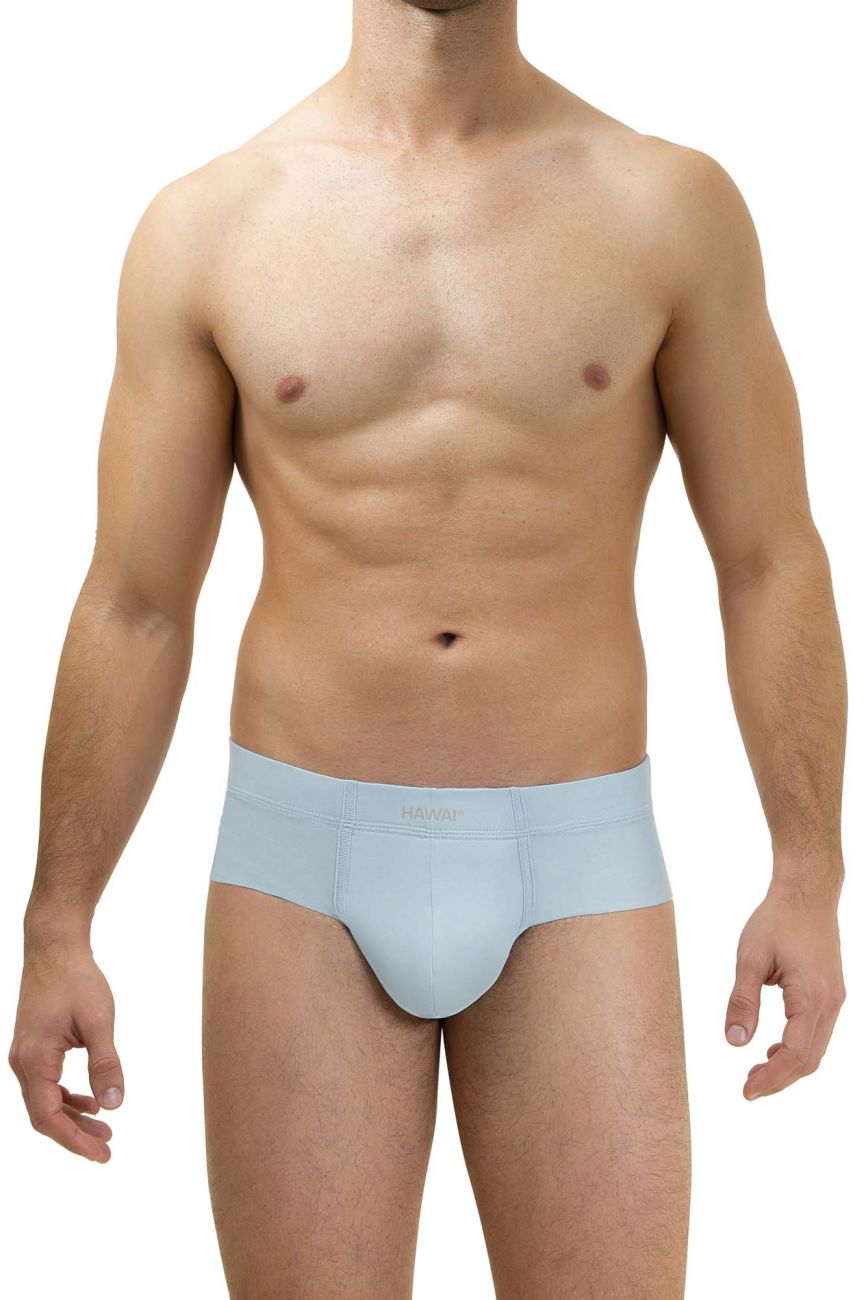 HAWAI 42141 Solid Hip Briefs Light Blue