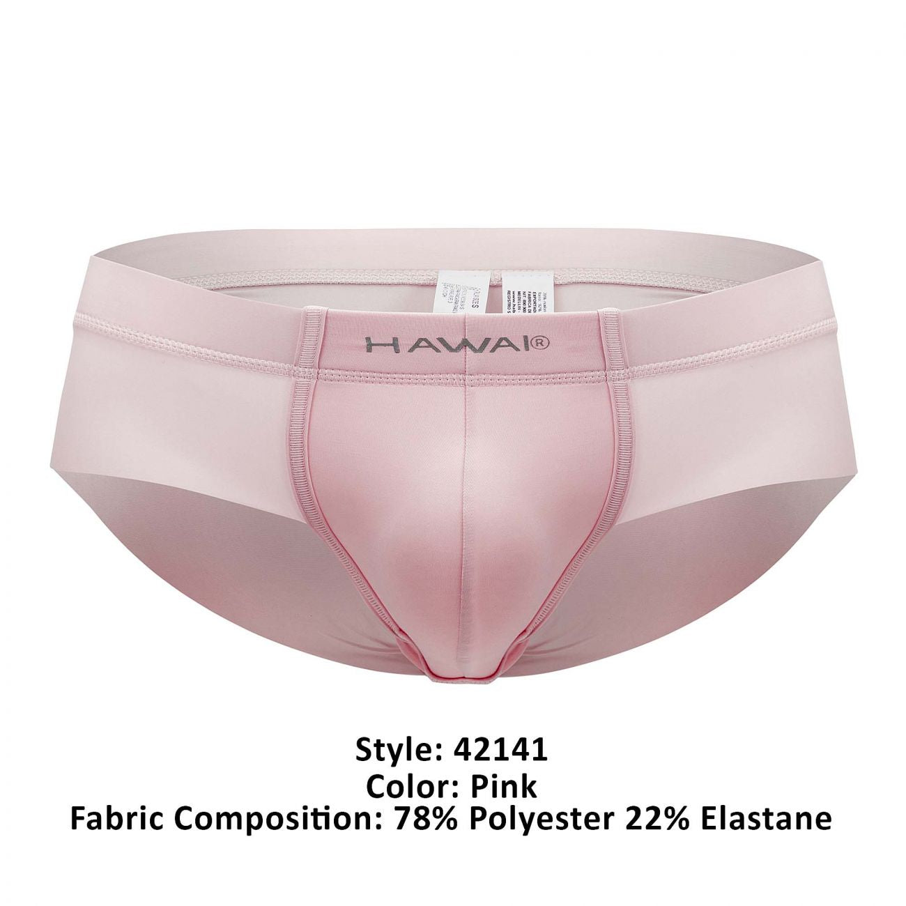 HAWAI 42141 Solid Hip Briefs Pink