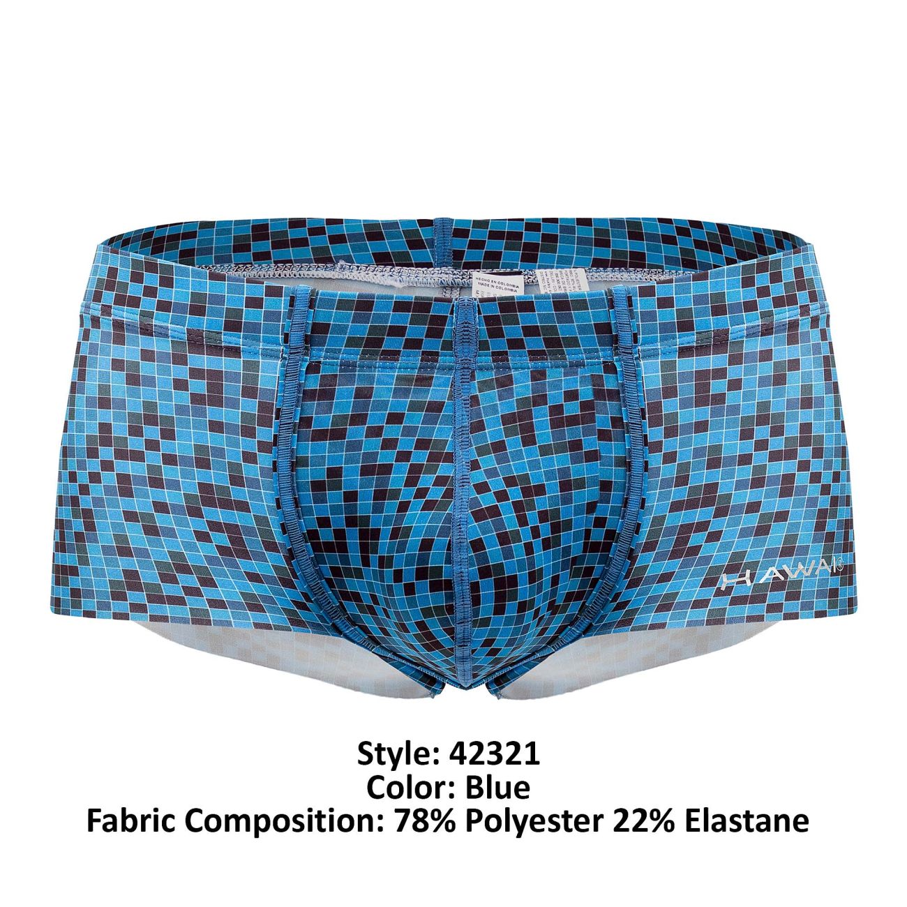 HAWAI 42321 Microfiber Trunks Blue
