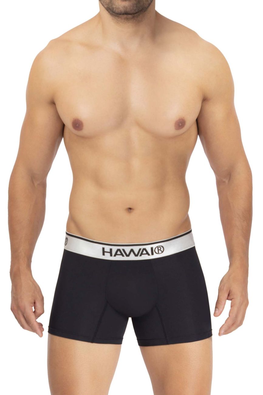 HAWAI 42326 Microfiber Boxer Briefs Black