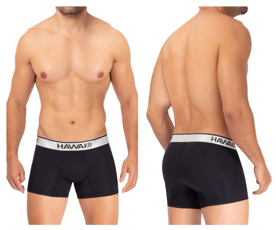 HAWAI 42326 Microfiber Boxer Briefs Black