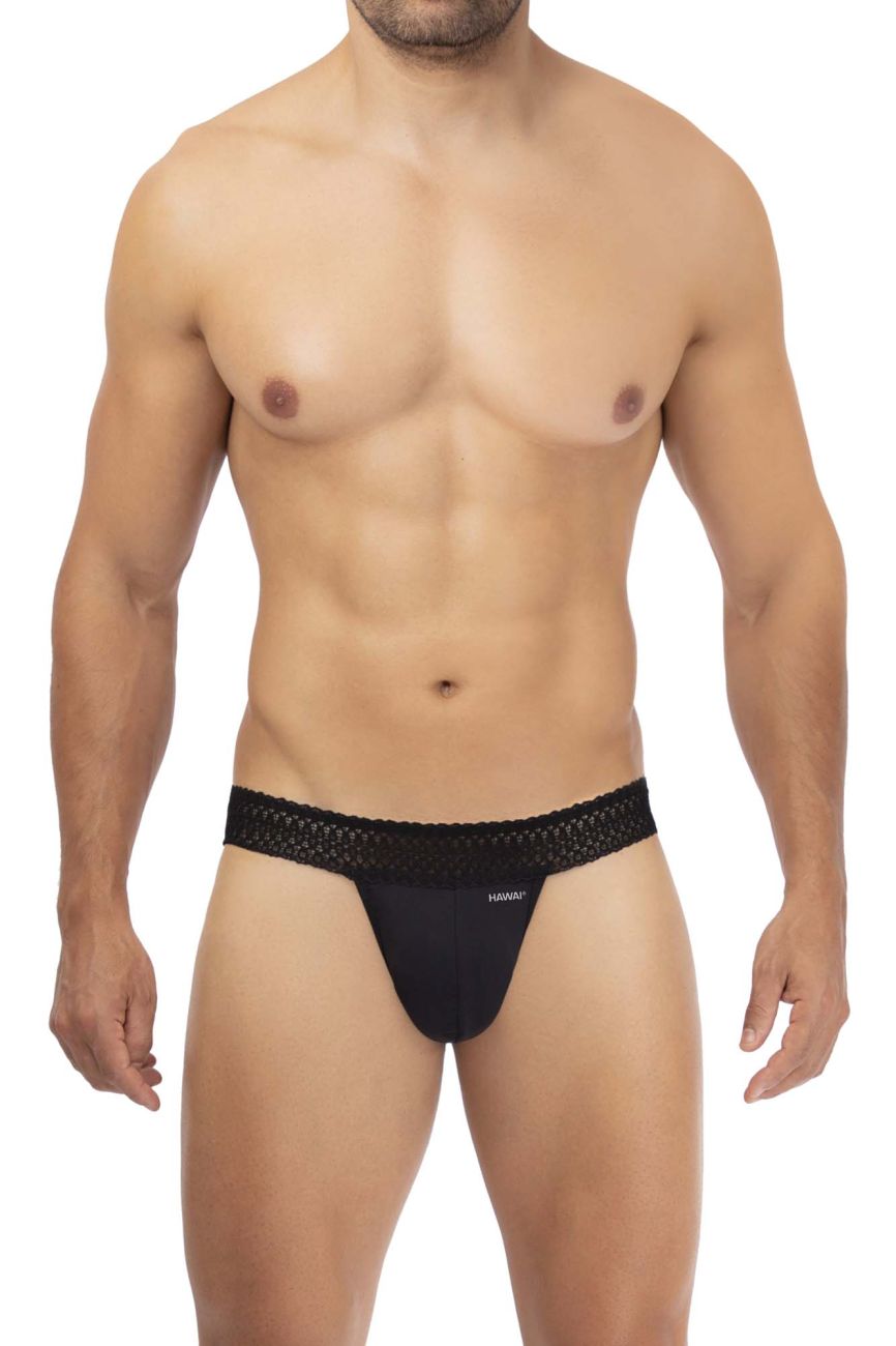 HAWAI 42347 Microfiber Thongs Black