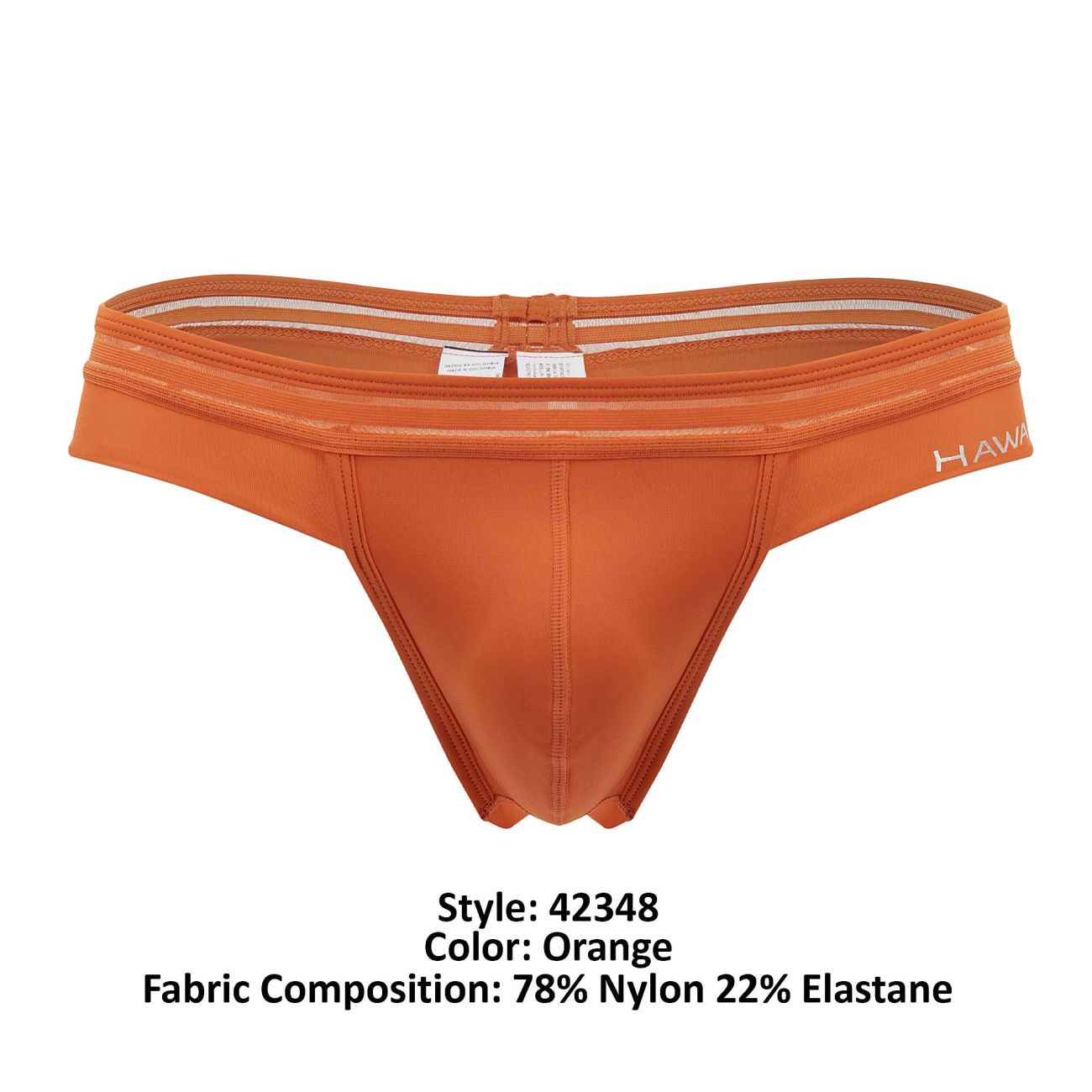 HAWAI 42348 Microfiber Thongs Orange