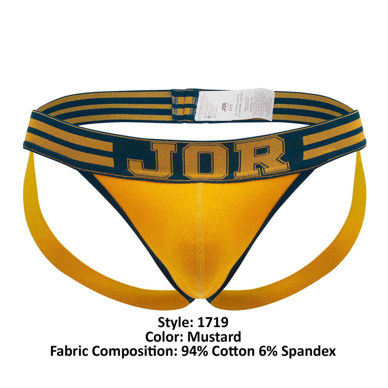 JOR 1719 Match Jockstrap Mustard