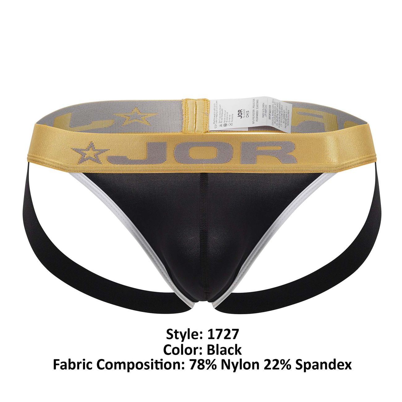 JOR 1727 Orion Jockstrap Black