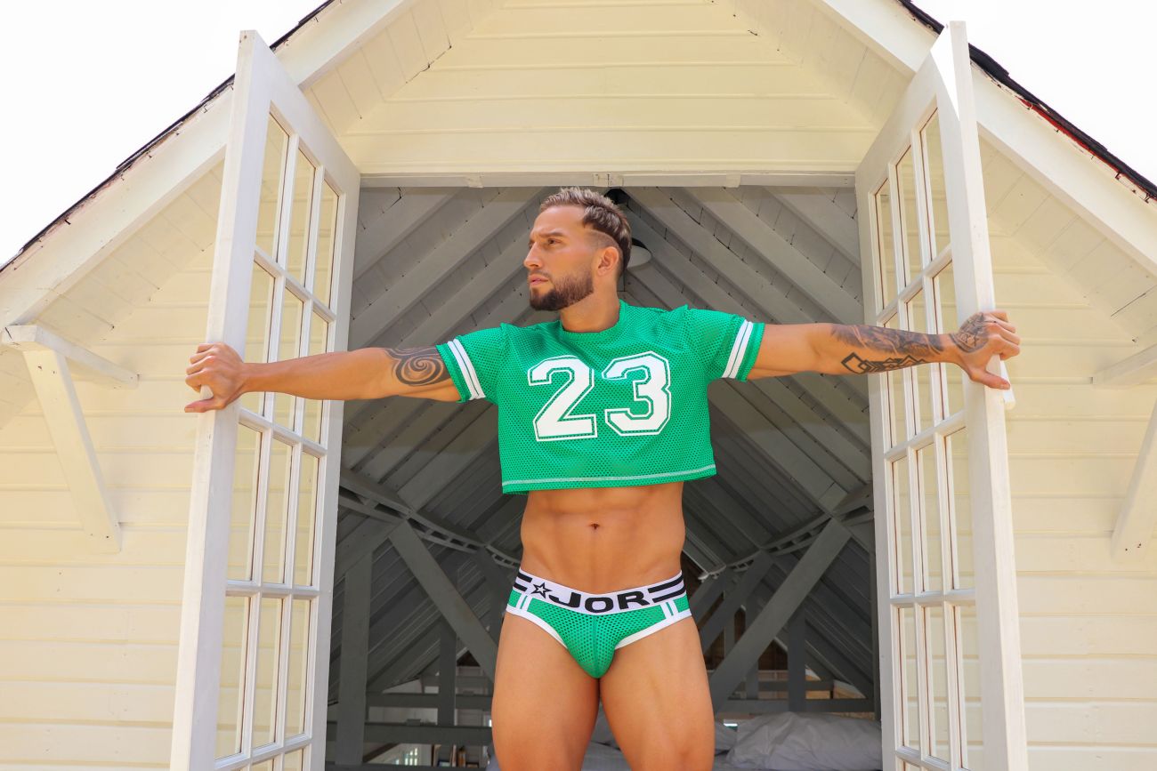 JOR 1739 Speed Crop Top Green