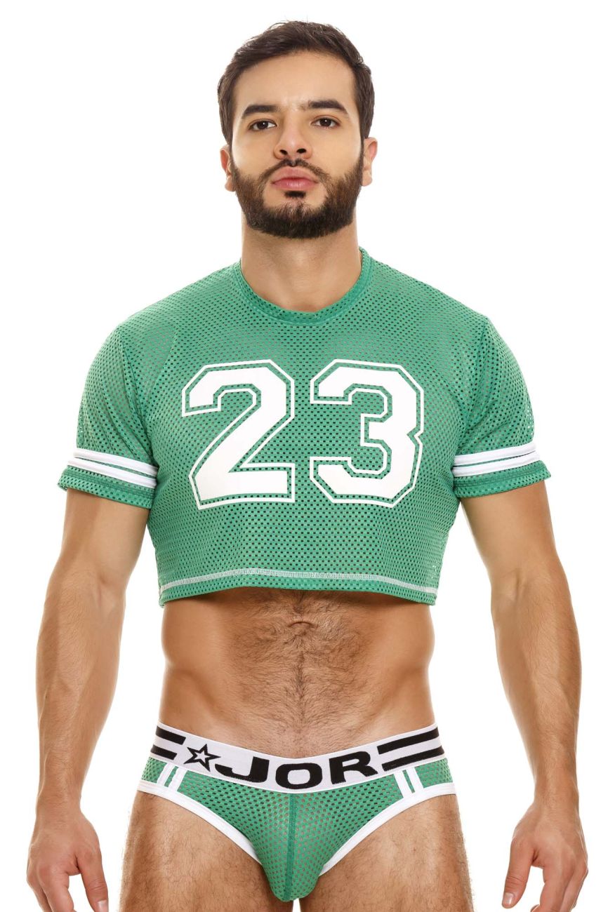 JOR 1739 Speed Crop Top Green