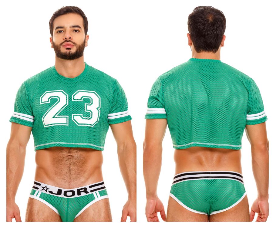 JOR 1739 Speed Crop Top Green