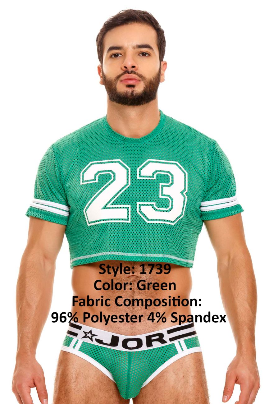 JOR 1739 Speed Crop Top Green