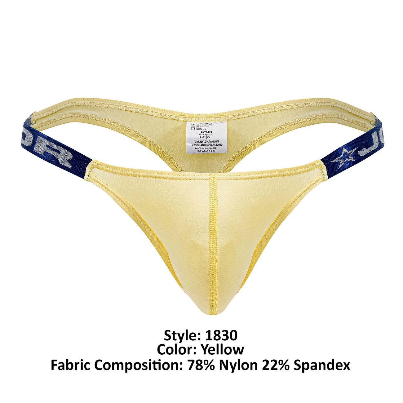 JOR 1830 Dante Thongs Yellow