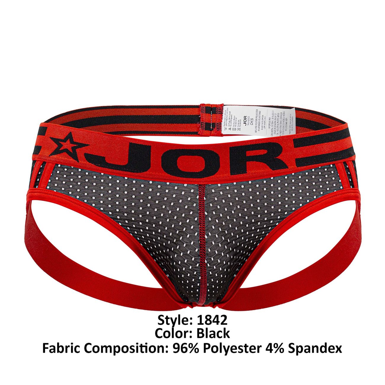 JOR 1842 Nitro Jockstrap Black