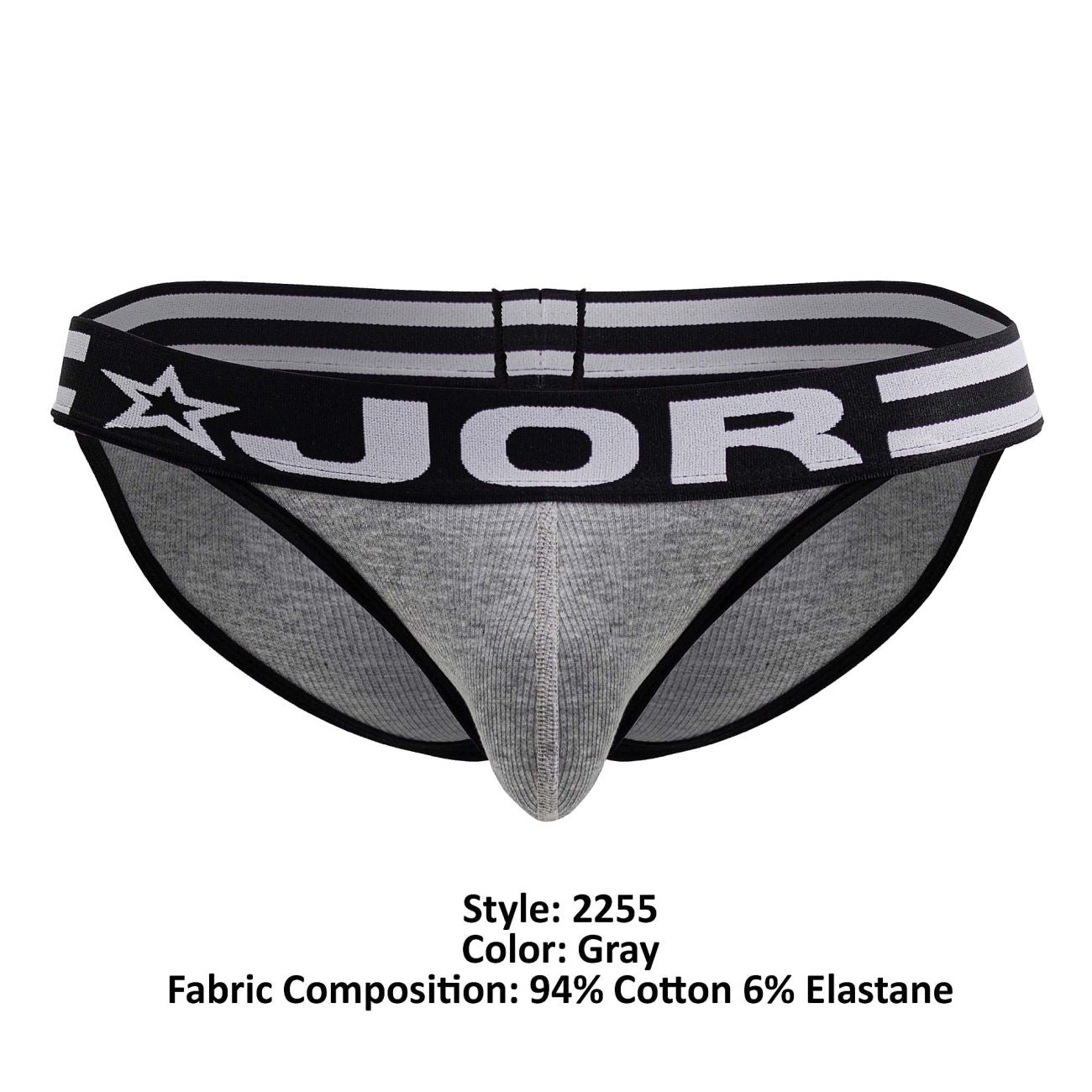 JOR 2255 Rush Mens Comfort and Support Bikini Gray