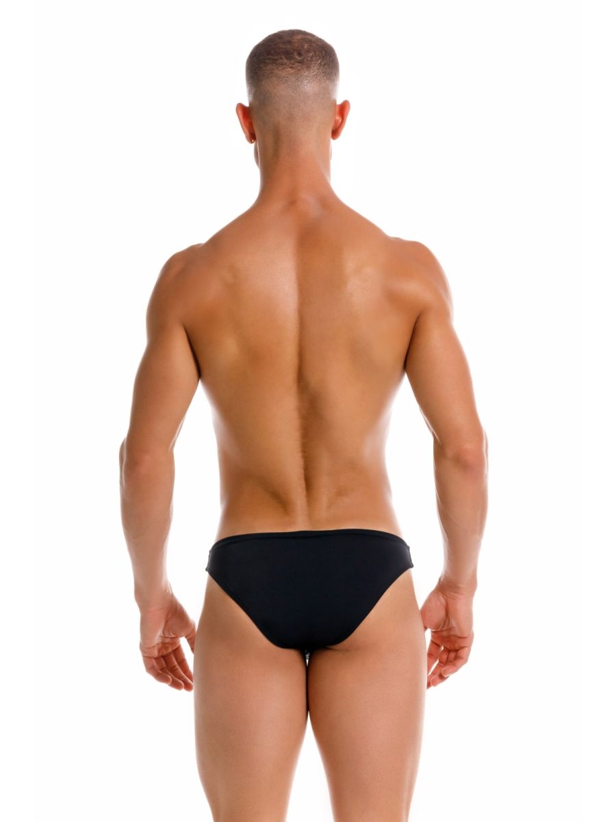 JOR 2273 Travel Mens Classic Modern Fit Swim Bikini Black Plus Sizes