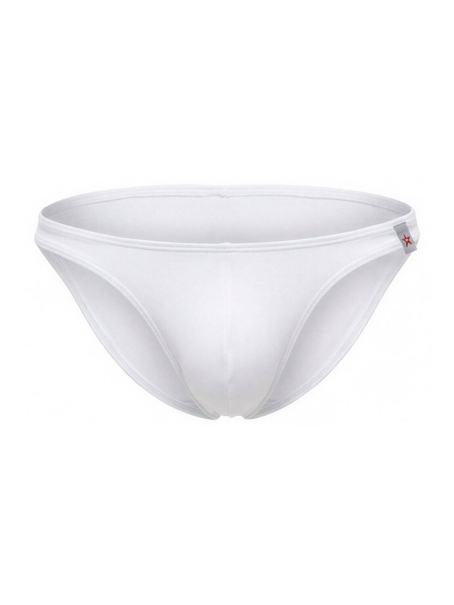 JOR 2273 Travel Mens Classic Modern Fit Swim Bikini White Plus Sizes