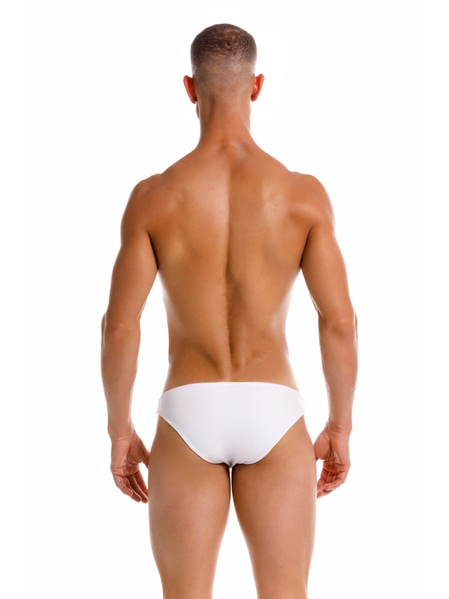 JOR 2273 Travel Mens Classic Modern Fit Swim Bikini White Plus Sizes