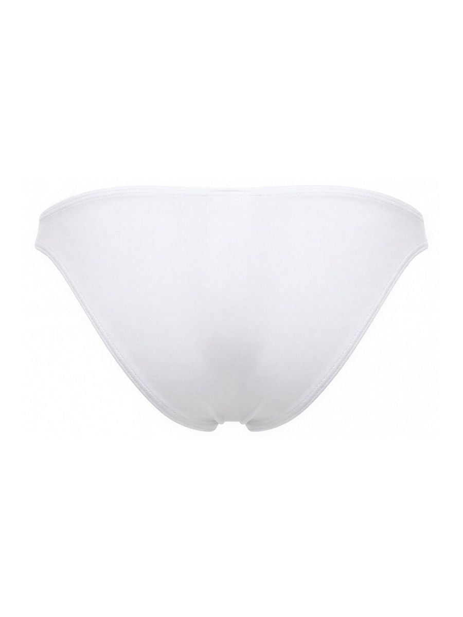 JOR 2273 Travel Mens Classic Modern Fit Swim Bikini White Plus Sizes