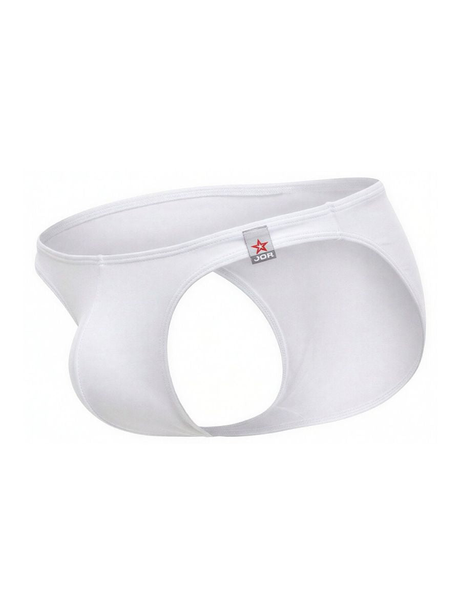 JOR 2273 Travel Mens Classic Modern Fit Swim Bikini White Plus Sizes