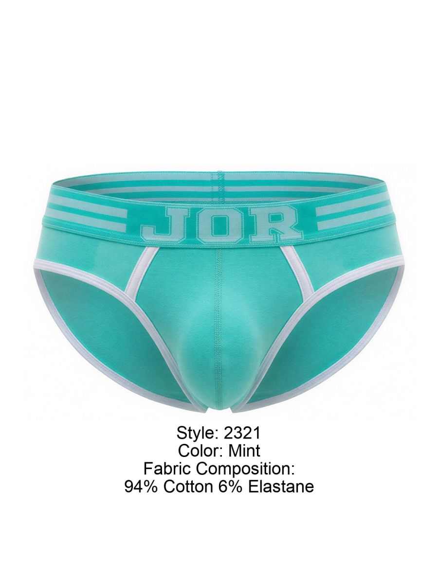 JOR 2321 College Mens Classic Athletic Style Briefs Mint Plus Sizes