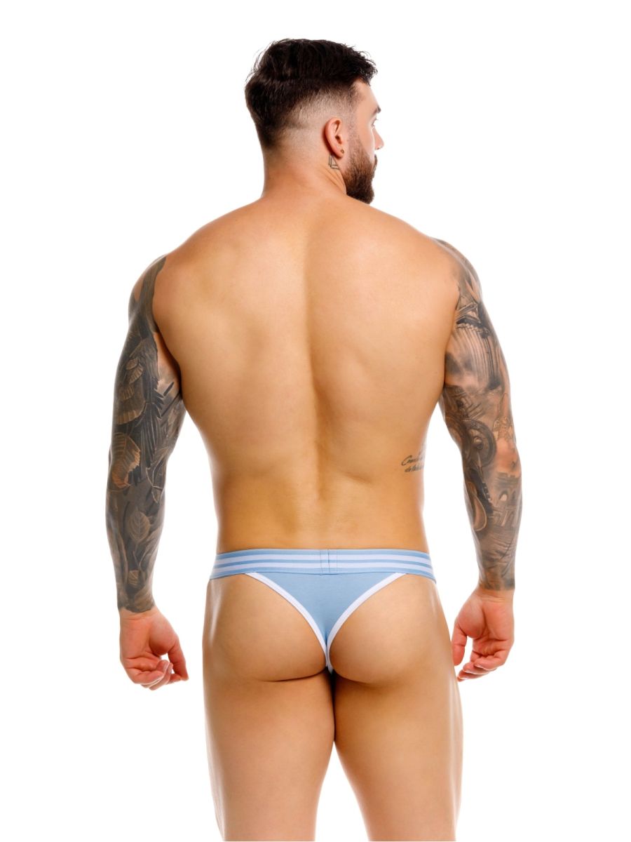 JOR 2323 College Mens Clean & Bold Thongs Blue Plus Sizes