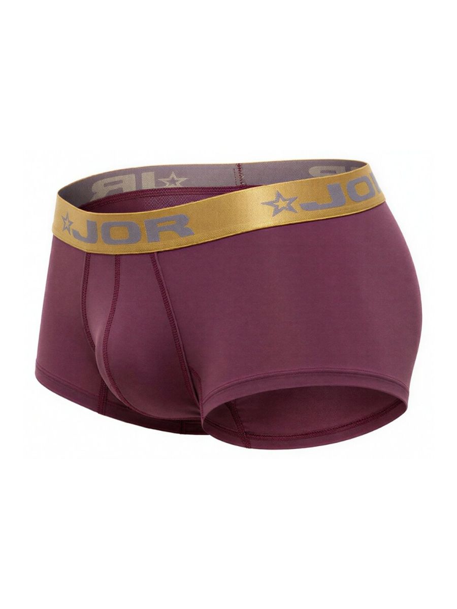 JOR 2326 Soho Mens Everyday Essentials Trunks Wine Plus Sizes
