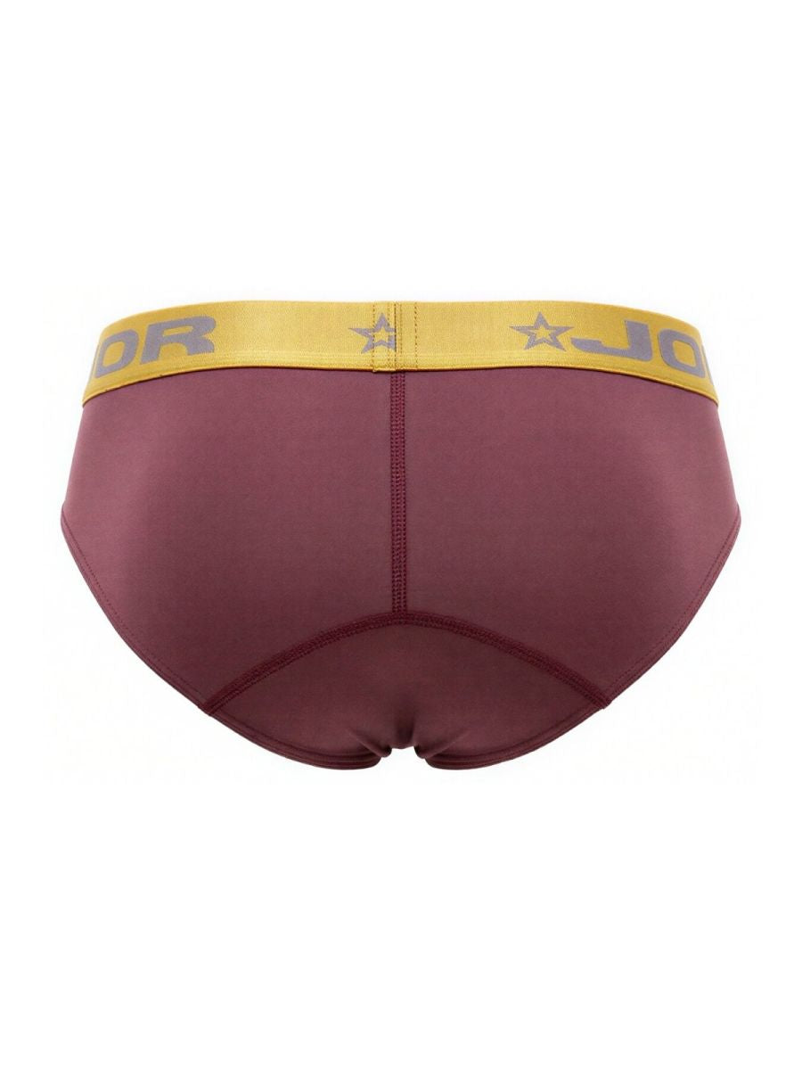 JOR 2327 Soho Mens Built to Feel Premium Briefs Wine Plus Size