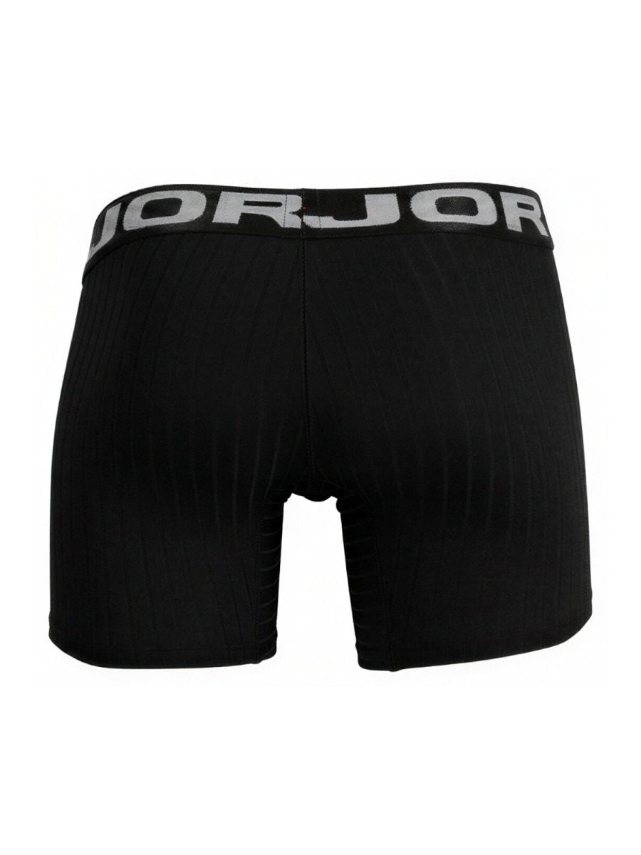 JOR 2329 Cronos Mens Everyday Comfortable Boxer Briefs Black Plus Sizes