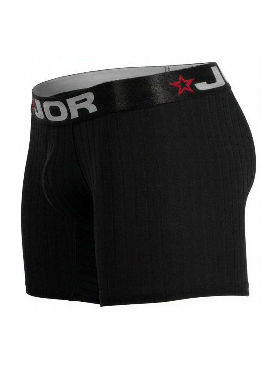 JOR 2329 Cronos Mens Everyday Comfortable Boxer Briefs Black Plus Sizes