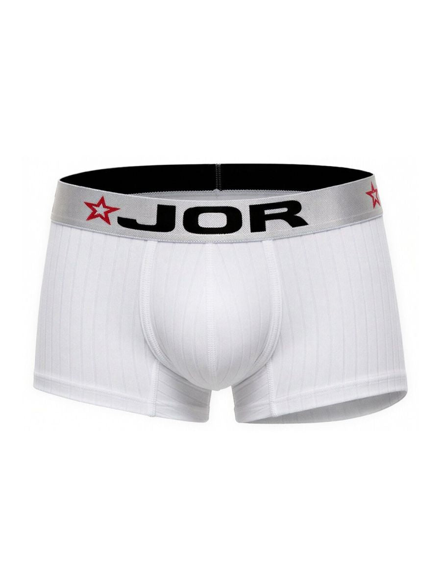 JOR 2330 Cronos Mens Athletic Vibe Trunks White Plus Sizes