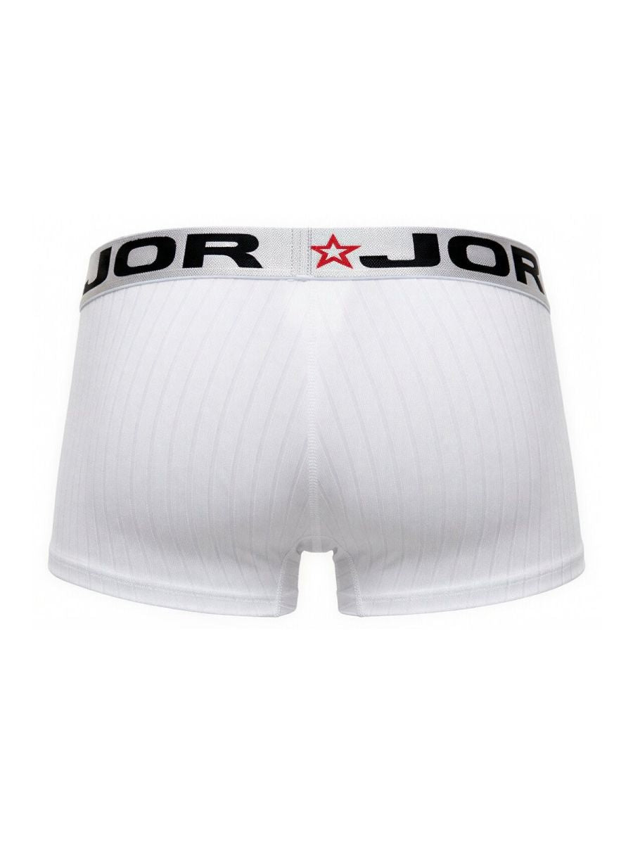 JOR 2330 Cronos Mens Athletic Vibe Trunks White Plus Sizes