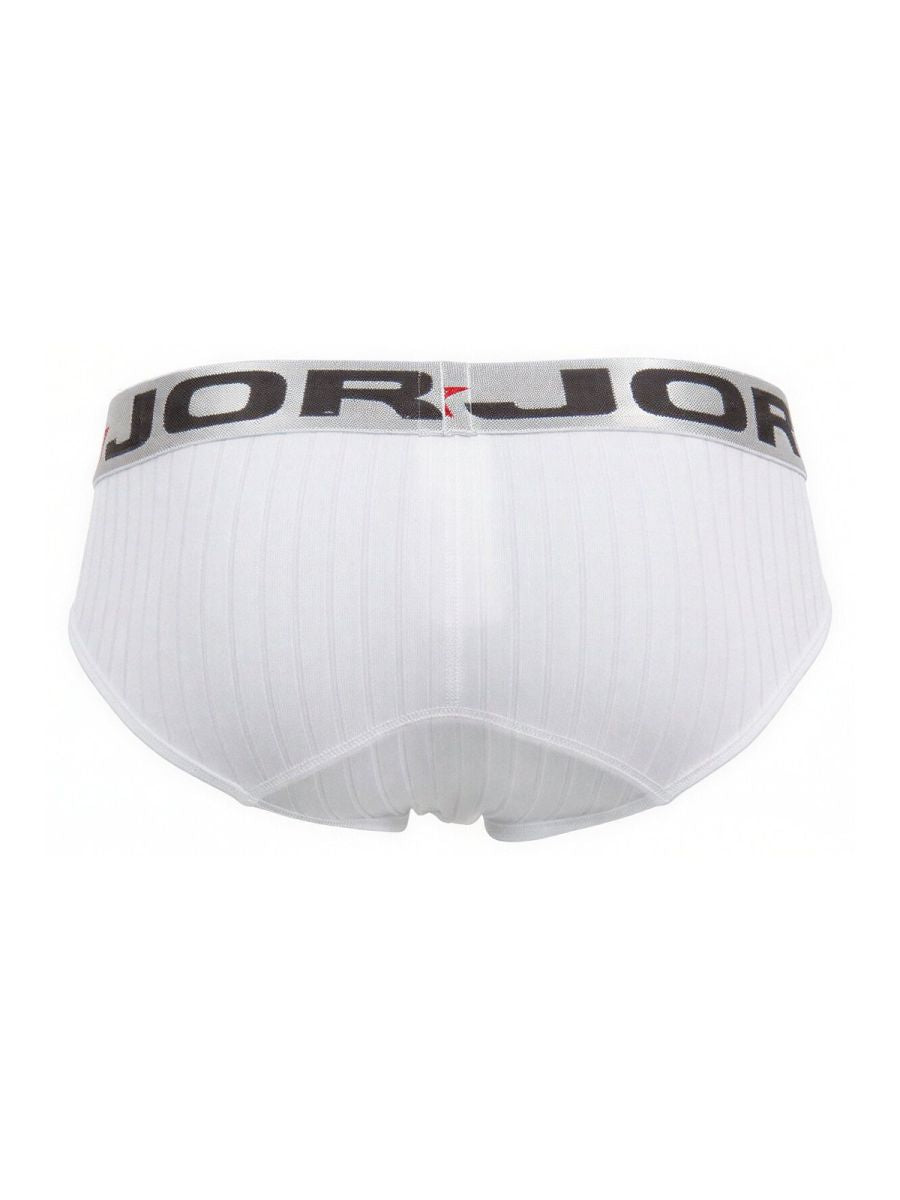 JOR 2331 Cronos Mens Sleek Body Hugging Briefs White Plus Sizes