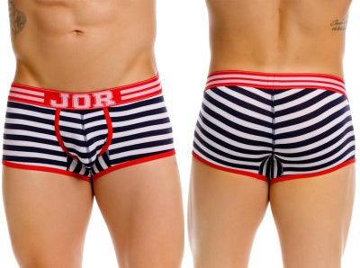 JOR 2334 Santorini Male Classic Nautical Trunks Stripes Plus Sizes
