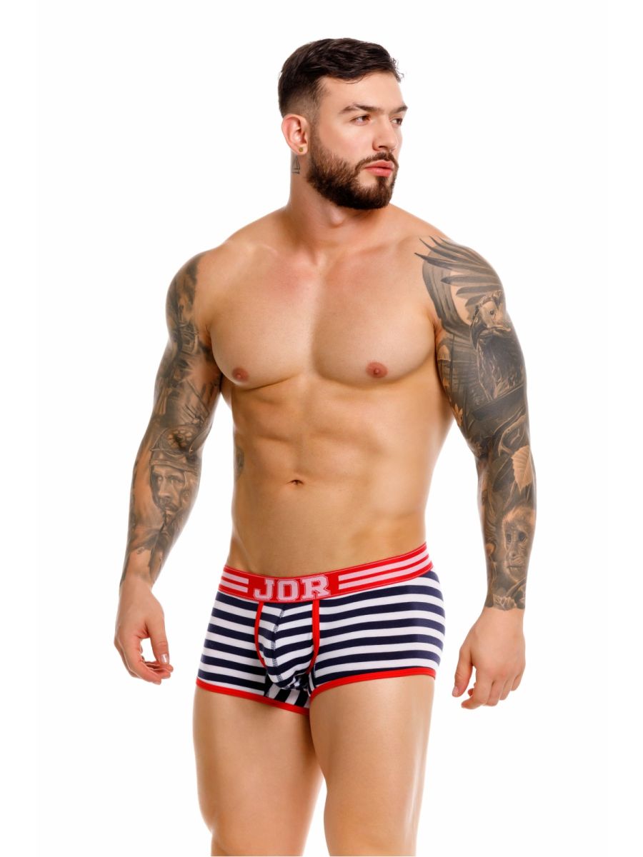 JOR 2334 Santorini Male Classic Nautical Trunks Stripes Plus Sizes