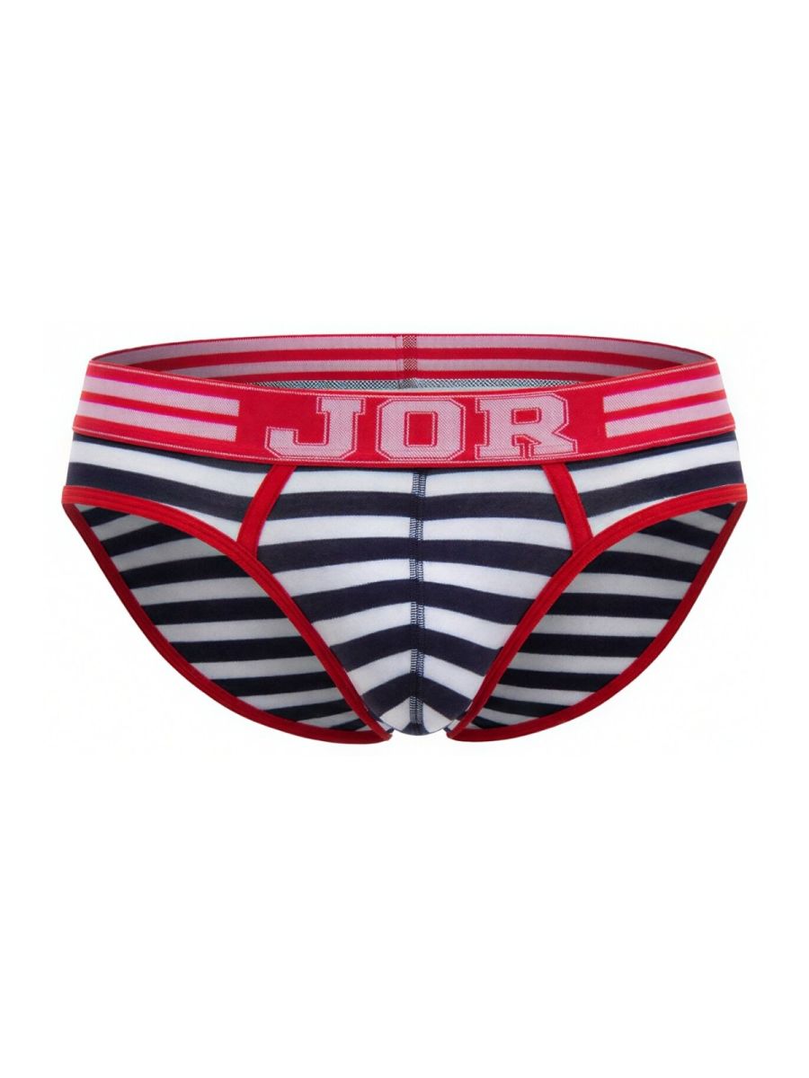 JOR 2335 Santorini Male Classic Nautical Briefs Stripes Plus Sizes