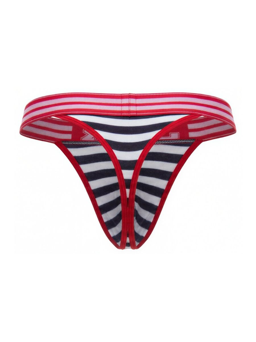 JOR 2337 Santorini Male Classic Nautical Thongs Stripes Plus Sizes