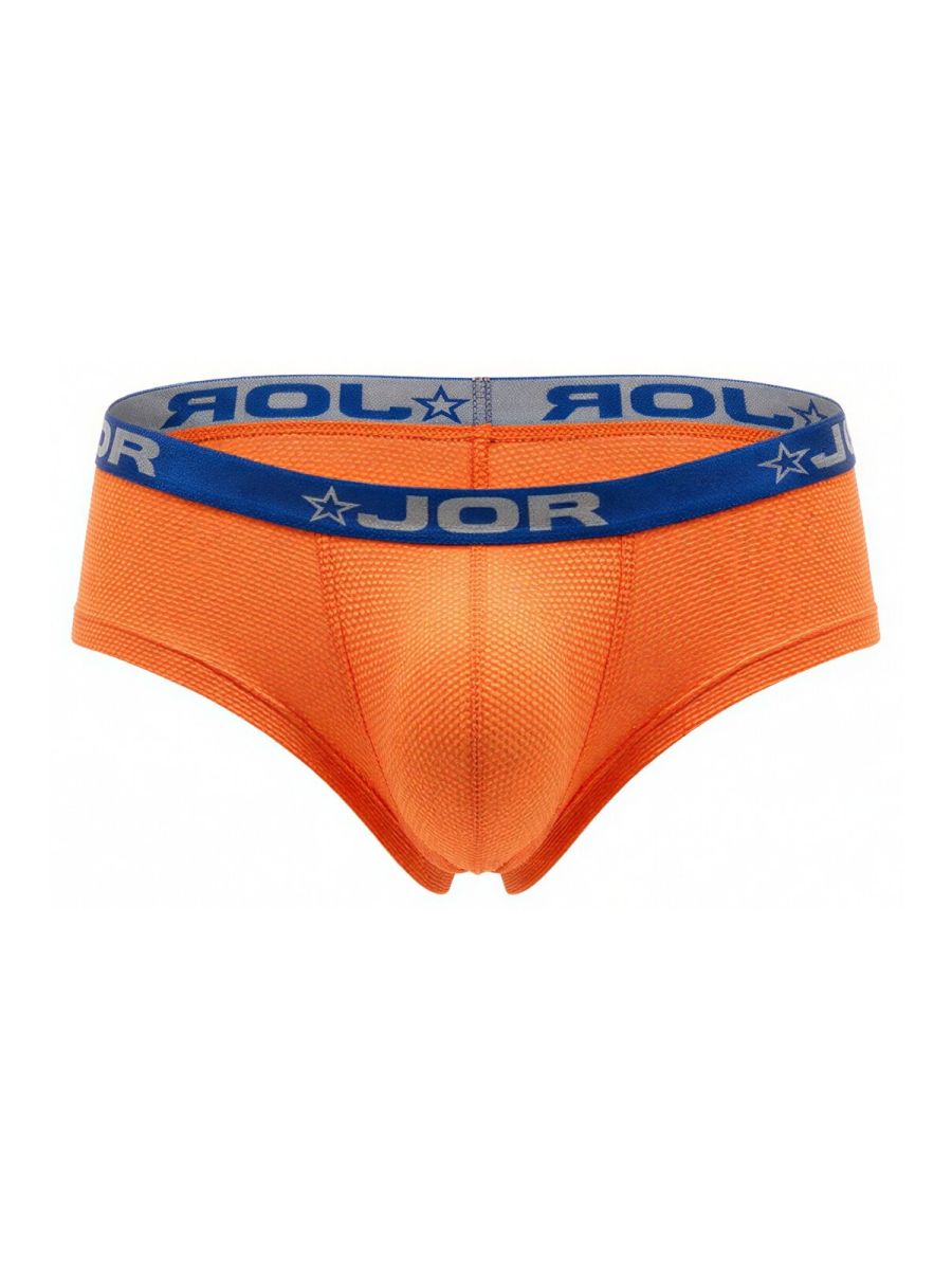 JOR 2345 Cannes Mens Ultra Light Trunks Boxer Briefs Orange Plus Sizes