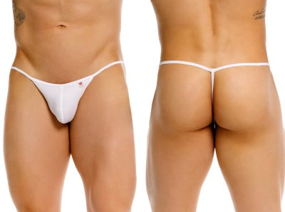 JOR 2359 Axel Male Light G-String with Barely-There Straps White Plus Sizes