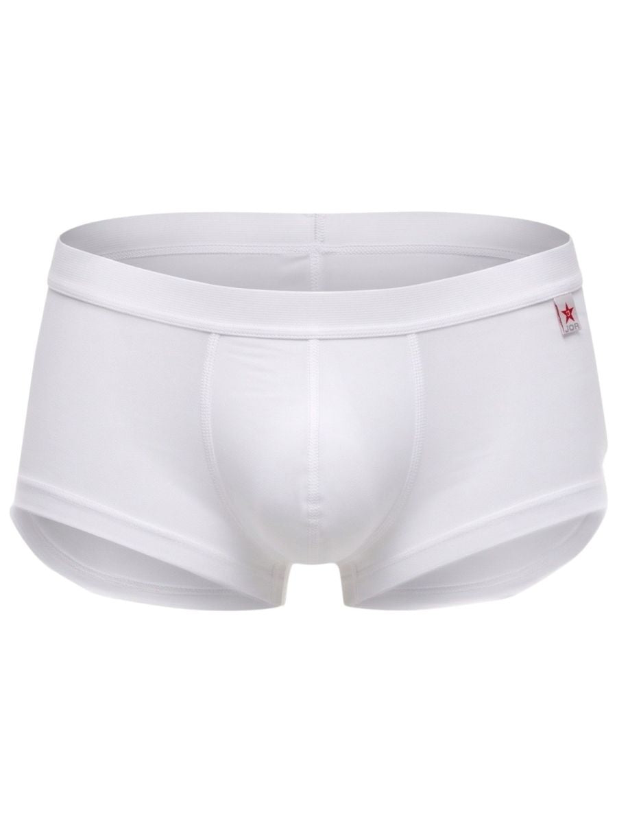 JOR 2449 Invisible Mens Sleek Low-rise Cut Trunks White Plus Sizes