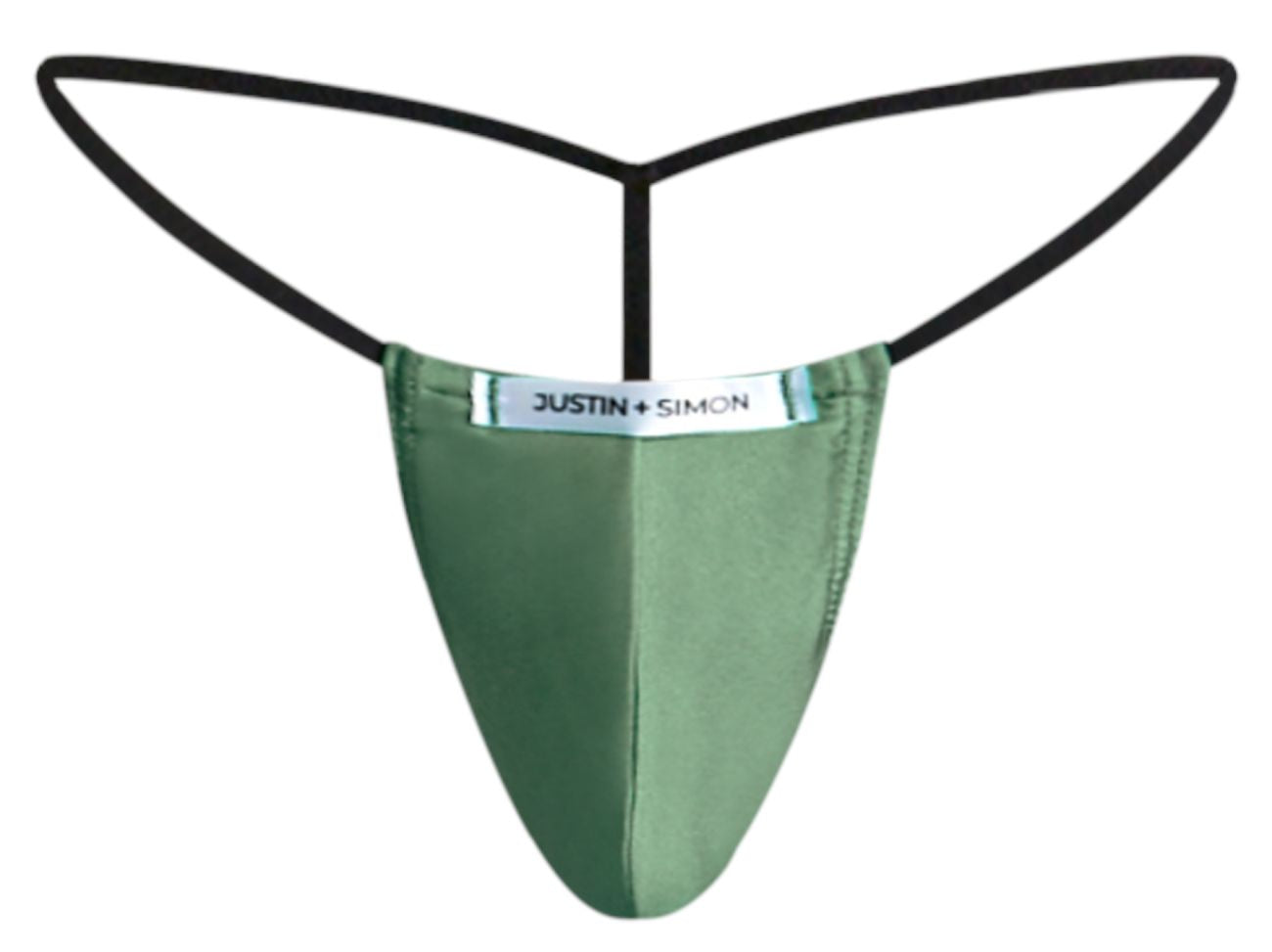 JUSTIN+SIMON XSJ02 Silky G-String Bulge New Green
